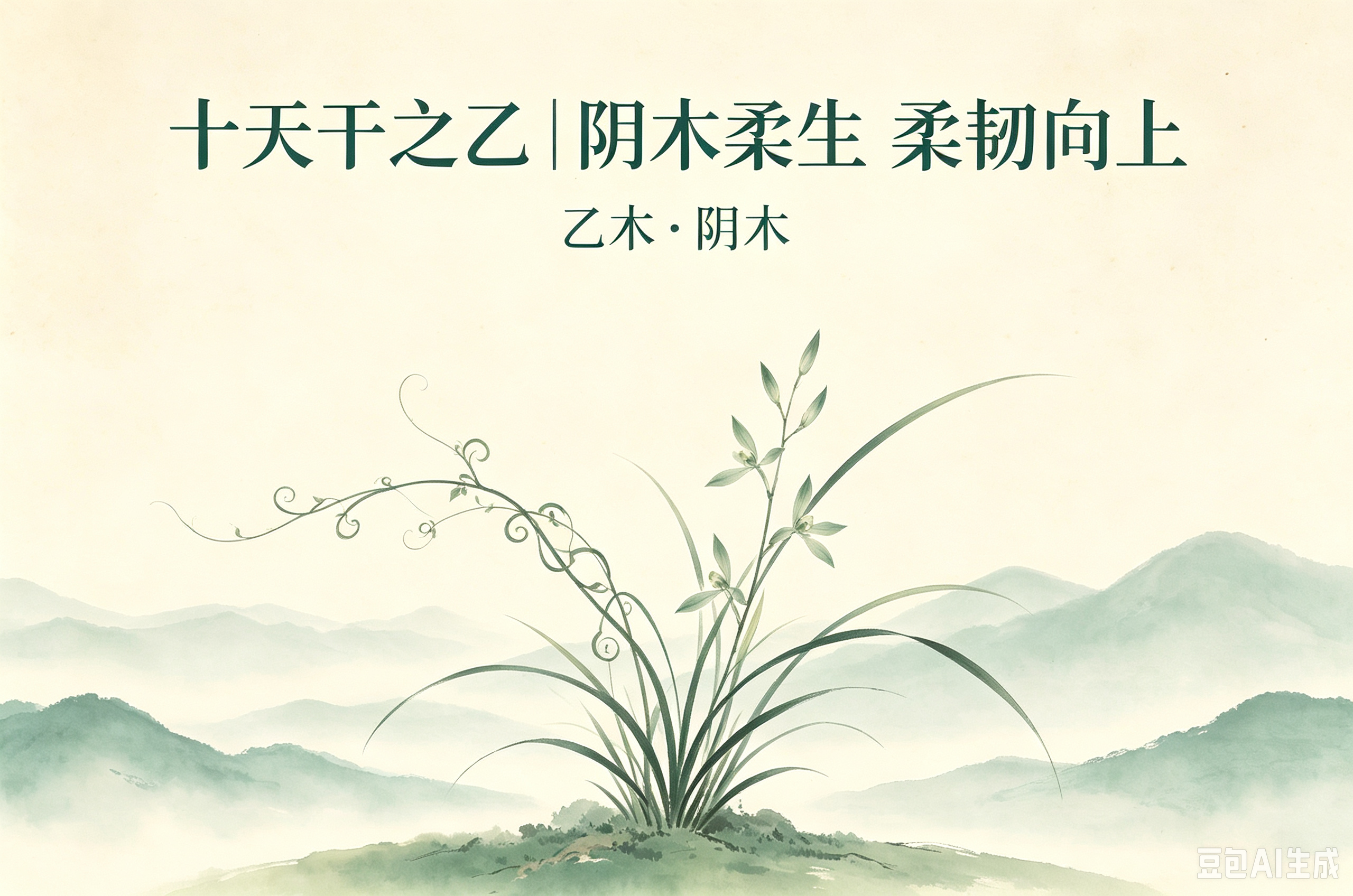 十天干之乙:阴木柔生,柔韧向上的生长力量